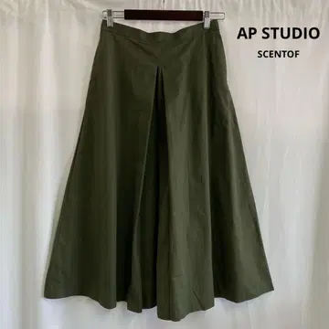 AP STUDIO SCENTOF 포플린 턱 스커트
