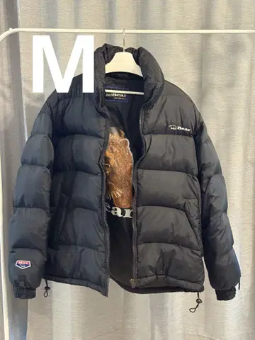 Bear 블랙 다운 자켓 리버서블