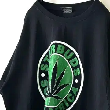 HYM 클로징 STARBUDS 남아프리카 티셔츠 XL 블랙 구제 의류