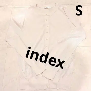 index 베이지 버튼이 달린 가디건 긴팔 S 베이지