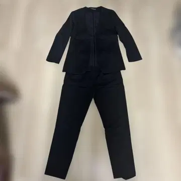 블랙 팬츠 셋업 사이즈 S