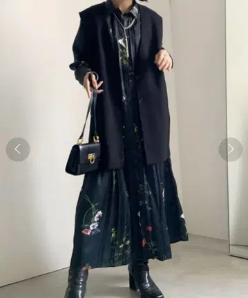 UND NEVAEH VEST SET DRESS 블랙 S 사이즈