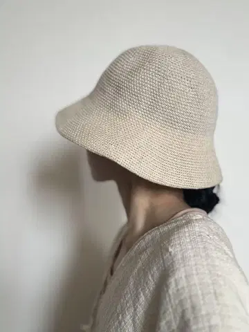 베이지 크로쉐 햇