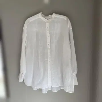 IENA 오버 사이즈 긴팔 셔츠 화이트