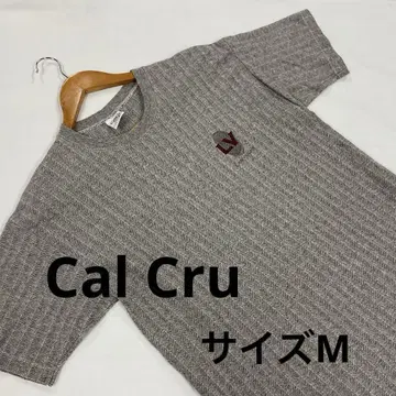 Cal Cru 반팔 티셔츠 스트라이프 그레이 M #1190