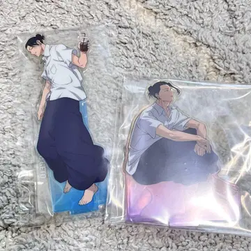 주술회전 세가 럭키 쿠지 D상 게토 스구루 아크릴 스탠드 세트