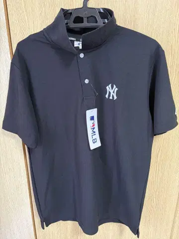 새상품 L MLB New York Yankees 블랙 피케 셔츠