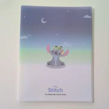 디즈니 스티치 10포켓 클리어 파일 미사용 새상품