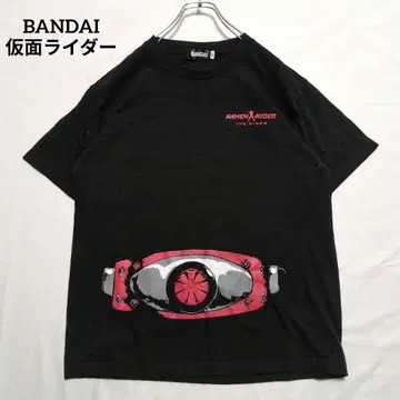 반다이 가면라이더 더 다이너 티셔츠 반팔 양면 프린트 블랙