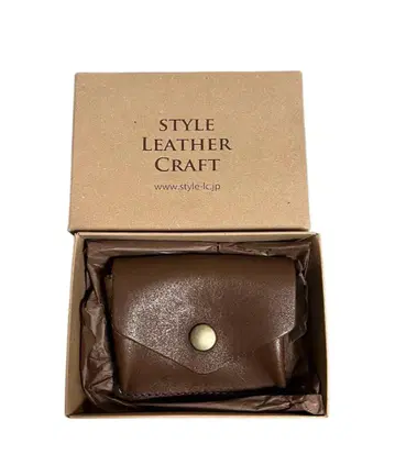 STYLE LEATHER CRAFT 브라운 코인 케이스