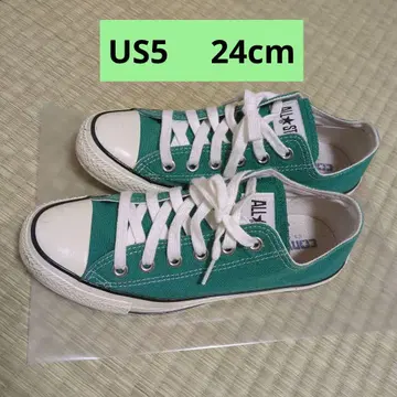 CONVERSE 그린 스니커즈 24cm