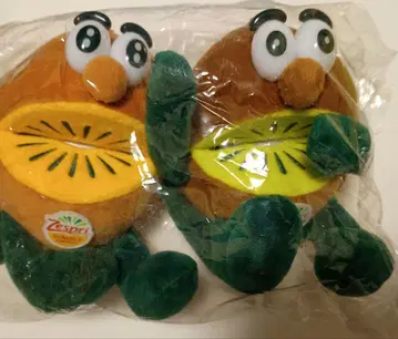 제스프리 키위 브라더스 봉제 인형 키링 파우치