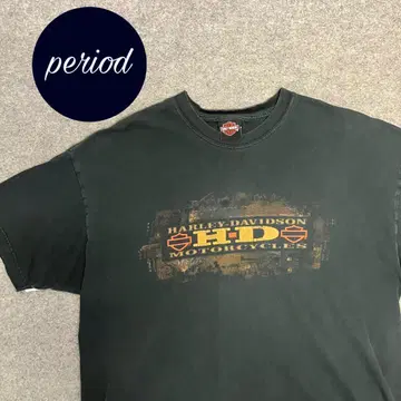 P1978 HARLEY DAVIDSON 바이크 아메카지 프린트 티셔츠
