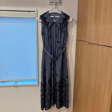 그레이스 콘티넨탈 자수 레이스 롱 원피스 완판 파티