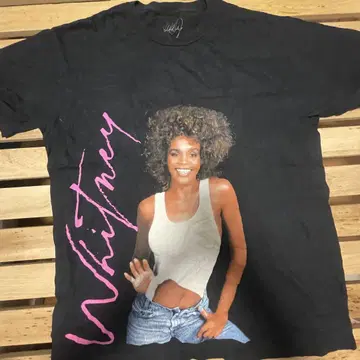Whitney Houston 티셔츠 블랙