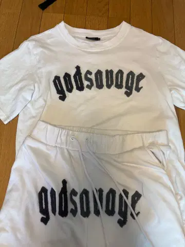 got savage 화이트 셋업 M/M