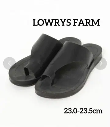 LOWRYS FARM 로리즈팜 아지메 텅 샌들 블랙