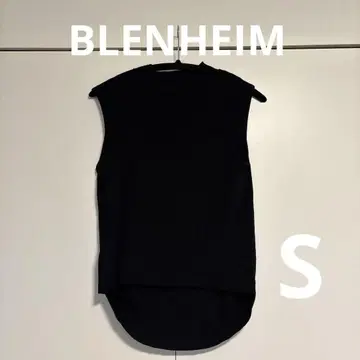 BLENHEIM 블렌하임 슬리브리스 블랙