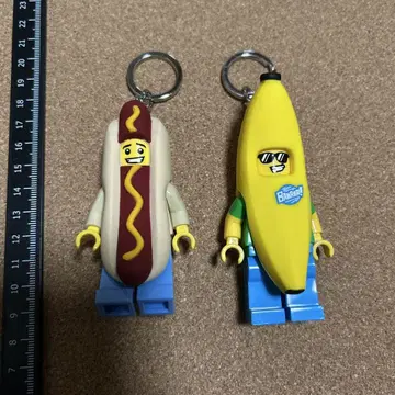 최저가 레고 레고 라이트 핫도그맨 바나나 가이 키링
