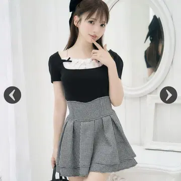미셸 마카롱 슬림 레그 스커트 XS