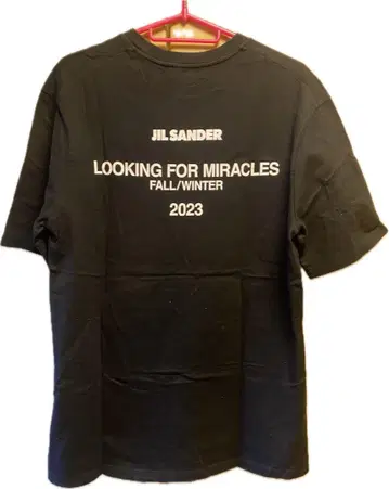정품 23AW JIL SANDER 질 샌더 백 로고 티셔츠