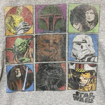 스타 워즈 티셔츠 L/star wars 츄바카 한 솔로 보바 페트