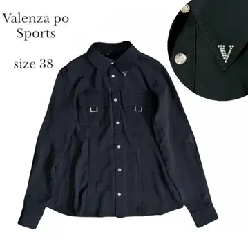 Valenza po Sports 발렌자 큐빅 셔츠 블라우스 M