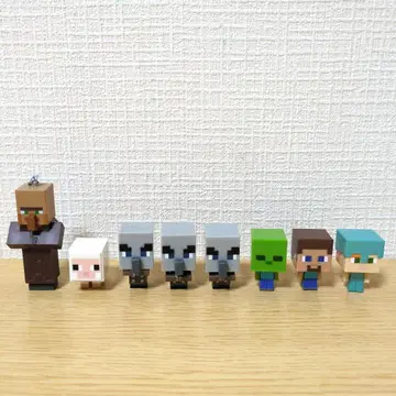 Minecraft 마인크래프트 키체인 몹 헤드 피규어 묶음 판매
