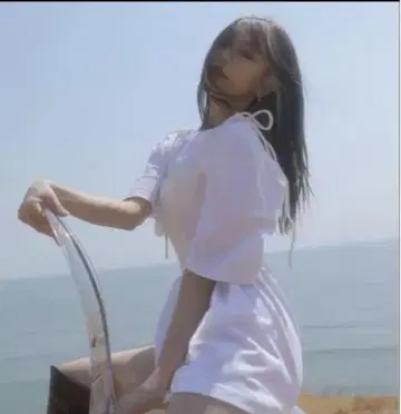 MELT THE LADY 화이트 코르셋 뷔스티에 셔츠