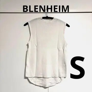 BLENHEIM 블렌하임 슬리브리스 화이트