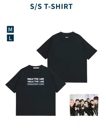 Enhypen 블랙 바디 티셔츠