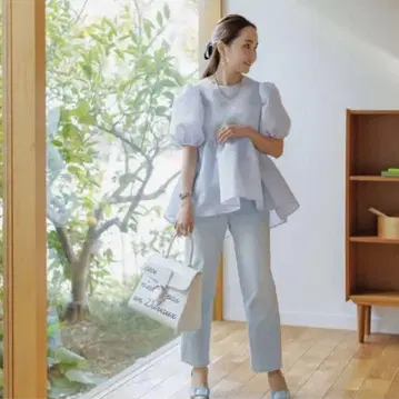 BLUELEA 블루레아 Jacquard blouse