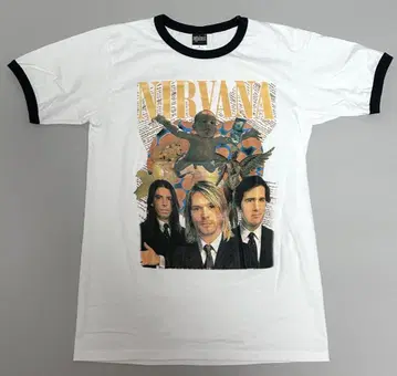 닐바나 NIRVANA 링거 티셔츠 밴딩 락