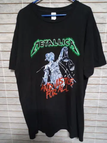 METALLICA ...AND JUSTICE FOR ALL 구제 의류 L