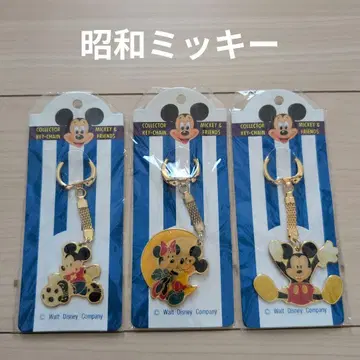 쇼와 미키 키체인 키링 3개 세트