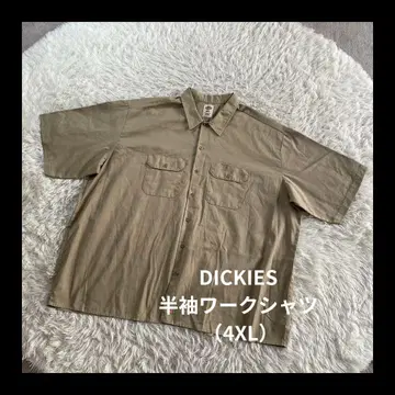 DICKIES 워크 셔츠 반팔/4XL 사이즈