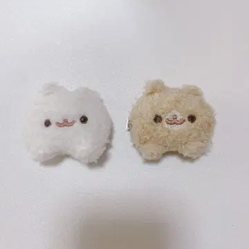 포메라니안 모치 헤어 클립 모치 키나코 2개 세트