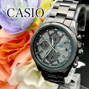 작동 손목시계 CASIO 카시오 오시아누스 전파 솔라 티타늄 D94