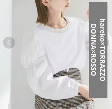 어반 리서치 로쏘 옷깃 펄 컷 티셔츠 도킹 탑