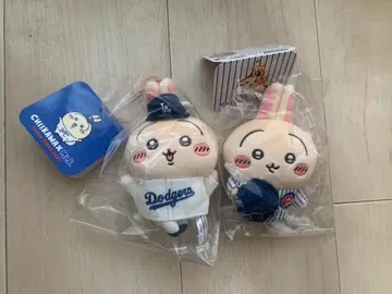 치이카와 MLB 마스코트 토끼 다저스 컵스 2개 세트