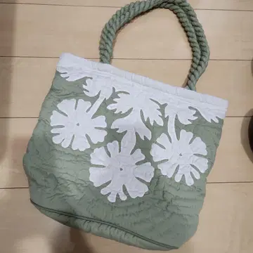 하와이안 퀼트 토트백