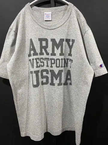 챔피온 T1011 ARMY M 그레이 MADE IN USA