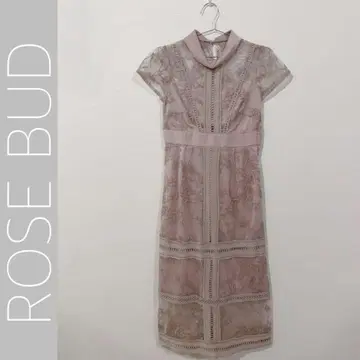 ROSE BUD 핑크 반팔 원피스