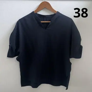 노리즈 키 넥 블라우스 네이비 38