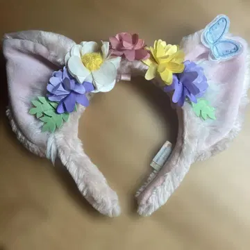 리나벨 꽃 장식 머리띠