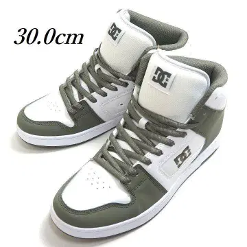 새상품 DC SHOES 만테카 4 하이컷 화이트/올리브 30cm