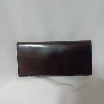 새상품 The Savile Row 장지갑 다크 브라운 네이비 멀티 컬러