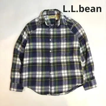 90년대 USA제 LLbean 타탄 체크 긴팔 셔츠