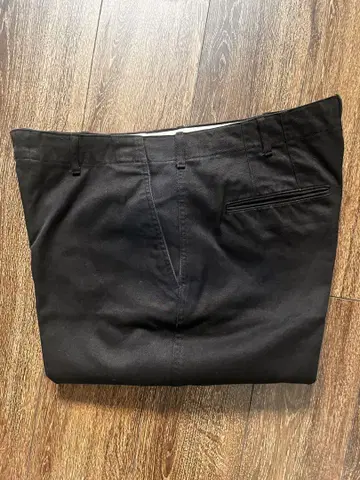 유니클로 U 와이드 핏 테이퍼드 팬츠 허리 88cm