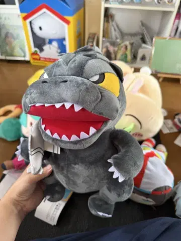 고질라 봉제 인형 택 포함